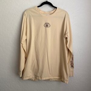 Dutch Bros Men's Coffee Long Sleeve "It's All Good" Shirt Cream XL